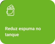 Reduz espuma no tanque